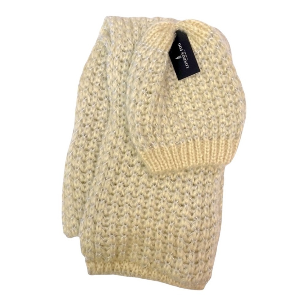 London Fog Beanie Hat Infinity Scarf Combo